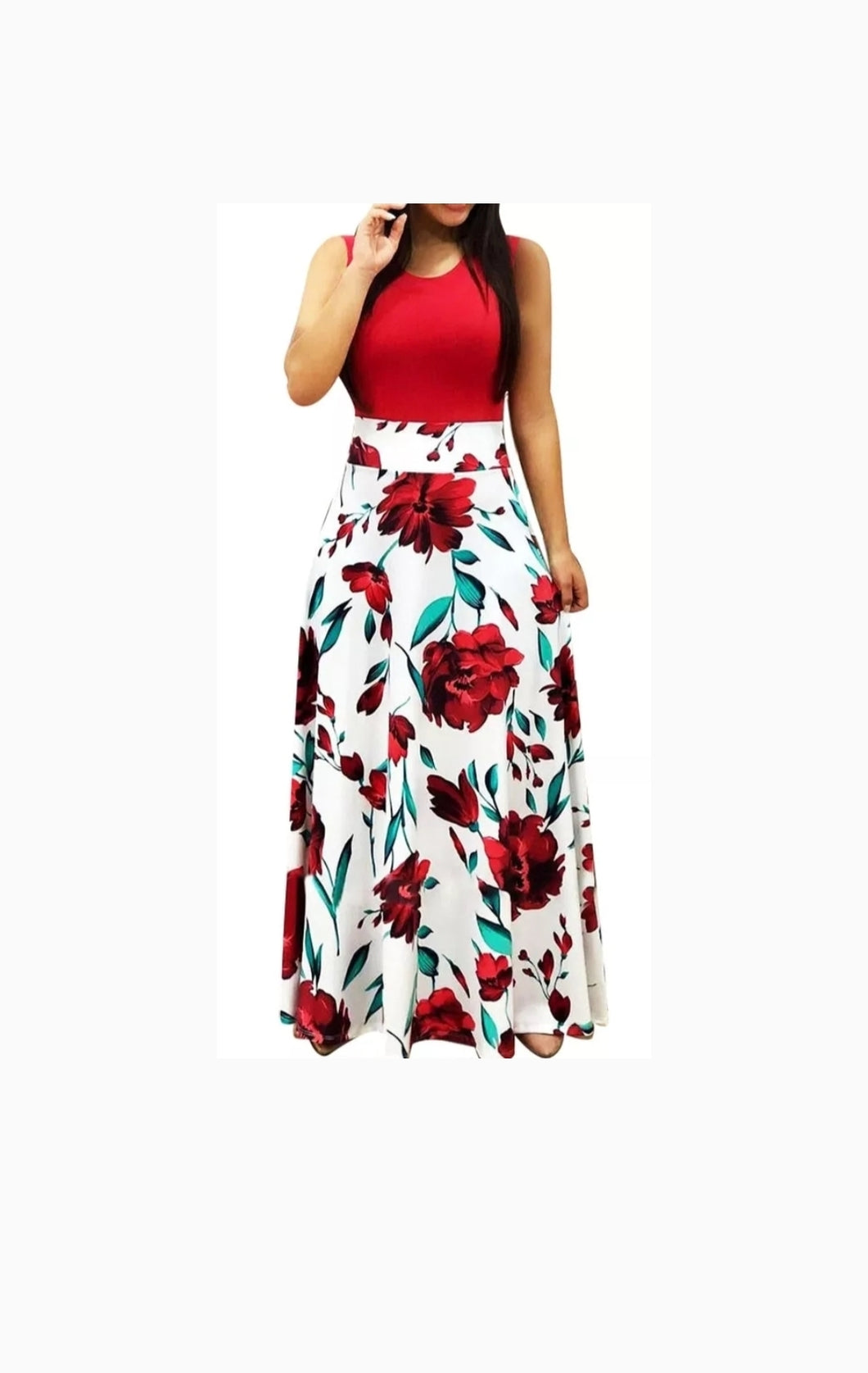 Long Floral Bohemian Dress