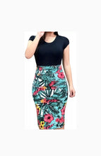 Load image into Gallery viewer, Above Knee Length Floral Dress