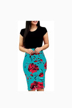 Load image into Gallery viewer, Above Knee Length Floral Dress