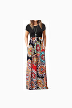 Load image into Gallery viewer, Bohemian Symbol Long Dress