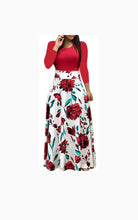 Load image into Gallery viewer, Long Floral Bohemian Dress